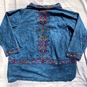 Embroidered Denim Jacket